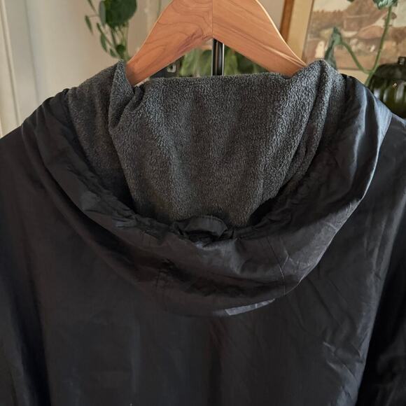 Dickies Black Hooded Windbreaker Jacket XL Fleece Lined Workwear Outdoor Winter - Picture 7 of 9